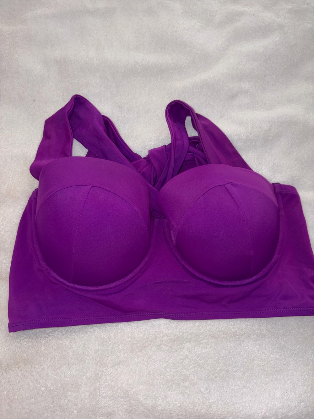 torrid Purple Padded Bikini Top